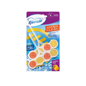 Kolorado Kostka WC Hyper Clean Duo Pack Citrus Fizz 2x45g