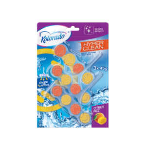 Kolorado Kostka WC Hyper Clean Tripack Citrus Fizz 3x45 g