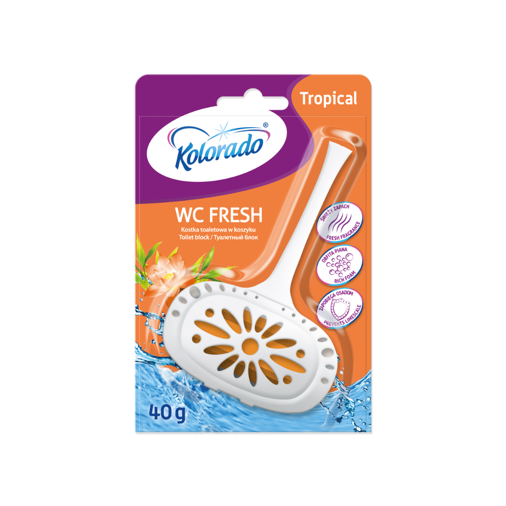 Kolorado Kostka WC Fresh Tropical / Tropikalny 40g
